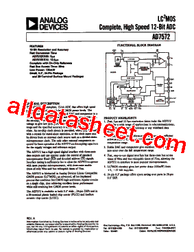 AD7572SQ12型号图片