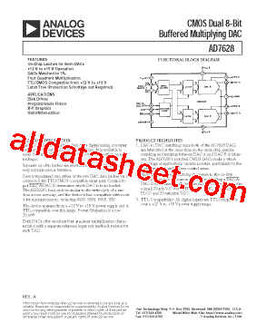 AD7628KPZ型号图片