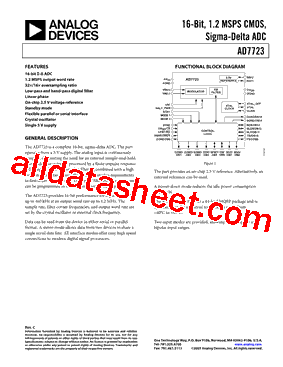 AD7723BS-REEL型号图片