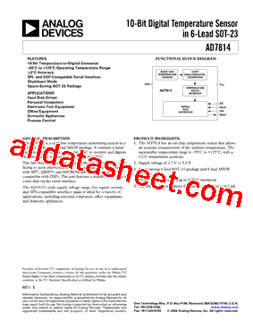 AD7814ARTZ-REEL72型号图片