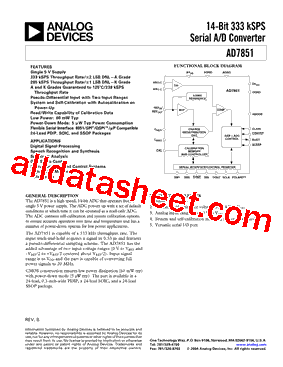 AD7851ARZ-REEL3型号图片