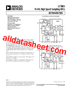 AD7885AAP型号图片