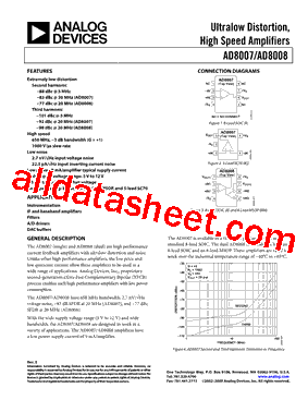 AD8007ARZ1型号图片