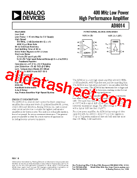 AD8014ACHIPS型号图片