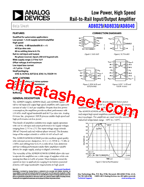 AD8030ARJZ-REEL7型号图片