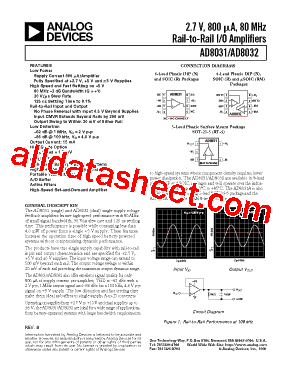 AD8031BR-REEL7型号图片