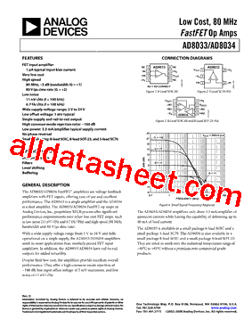 AD8034ART-REEL7型号图片