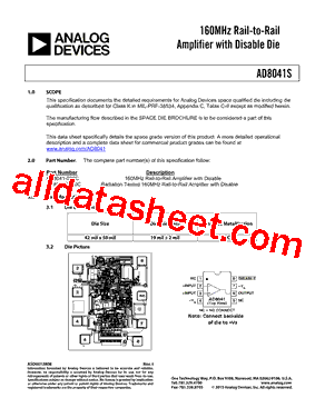 AD8041S型号图片