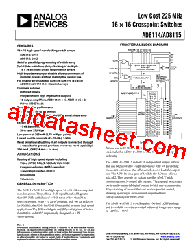 AD8114-EVAL型号图片