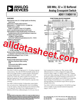 AD8117型号图片