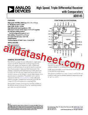 AD8145YCPZ-R7型号图片