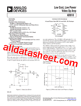 AD818ANZ型号图片