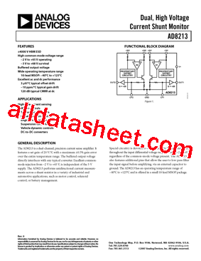 AD8213YRMZ-RL7型号图片