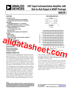 AD8220BRMZ-RL型号图片