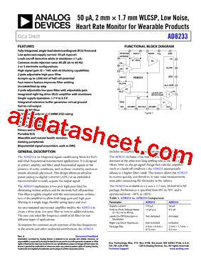 AD8233型号图片