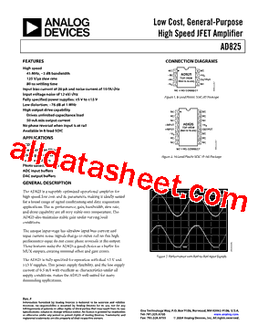 AD825ARZ型号图片