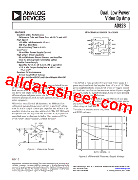 AD828AR型号图片