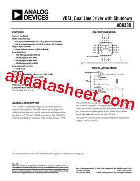 AD8398型号图片