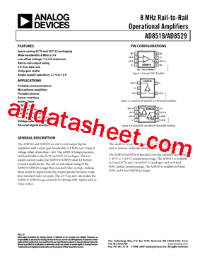 AD8529ARZ-REEL型号图片