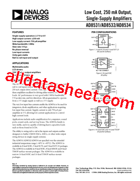 AD8532ARM-R2型号图片