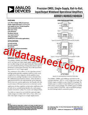 AD8601ARTZ-REEL7型号图片