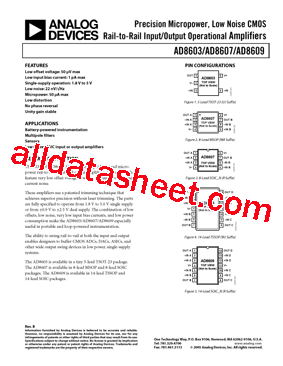 AD8607ARZ型号图片