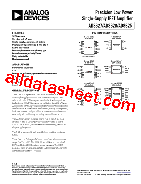 AD8627AR-REEL型号图片