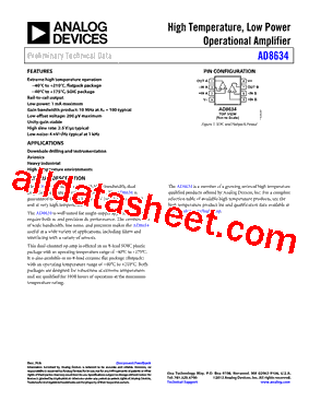 AD8634HRZN型号图片