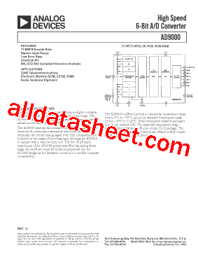 AD9000JD型号图片