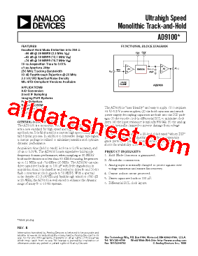 AD9100AD型号图片