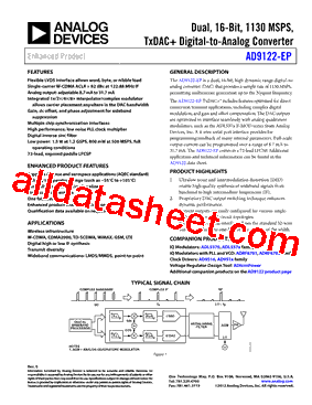 AD9122-EP型号图片