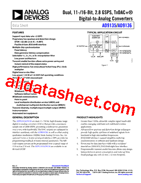 AD9135BCPAZ型号图片