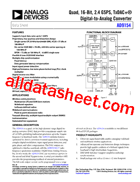 AD9154BCPAZRL型号图片