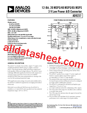 AD9237BCP-65EB型号图片