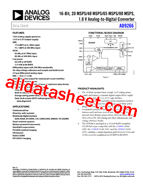 AD9266-20EBZ型号图片