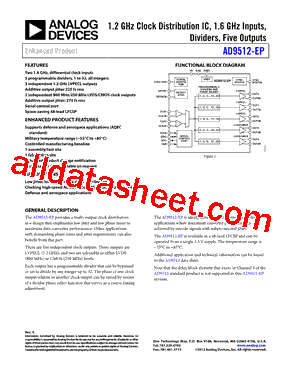 AD9512UCPZ-EP-R7型号图片