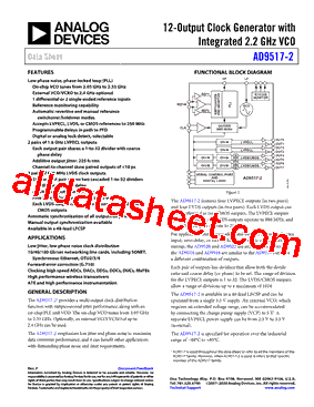 AD9517-2ABCPZ-RL7型号图片