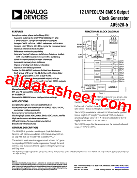 AD9520-5/PCBZ型号图片