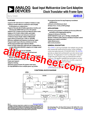 AD9558BCPZ型号图片