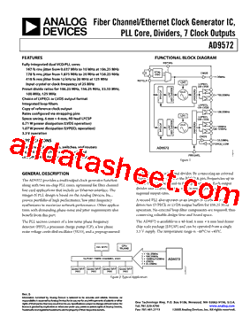 AD9572ACPZLVD-RL型号图片