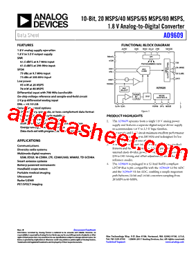 AD9609-40EBZ型号图片