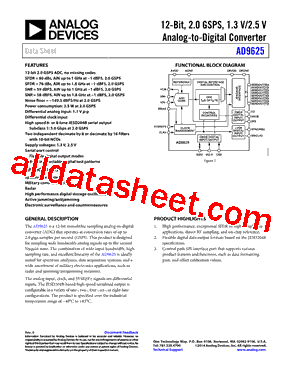 AD9625BBPZ-2.0型号图片