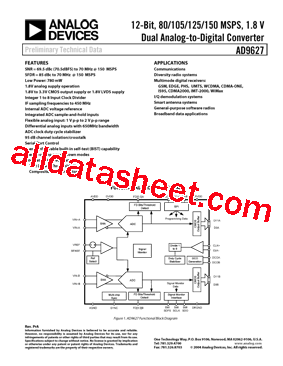 AD9627PCB型号图片