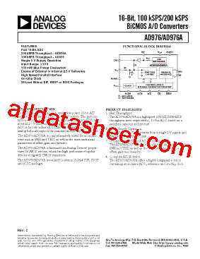 AD9760ARU型号图片