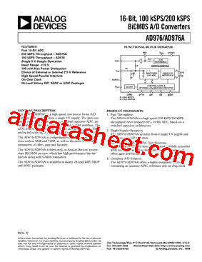 AD976ABRSZ型号图片