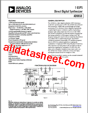 AD9858TLPCB型号图片