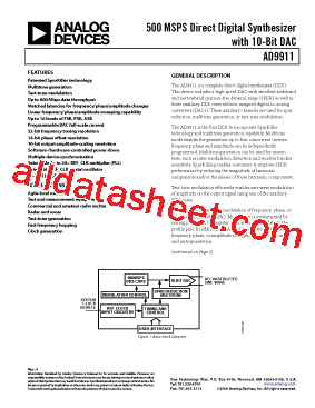 AD9911/PCBZ型号图片