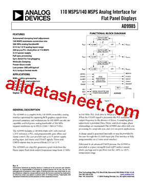 AD9985_15型号图片