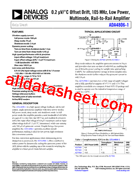 ADA4806-1型号图片