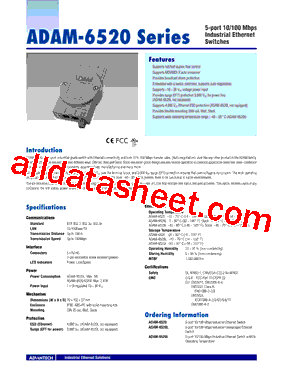 ADAM-6520I-AE型号图片